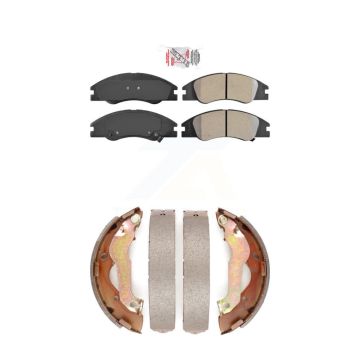 Front Rear Semi-Metallic Disc Brake Pads Kit For 2007-2009 Kia Spectra KNN-100054