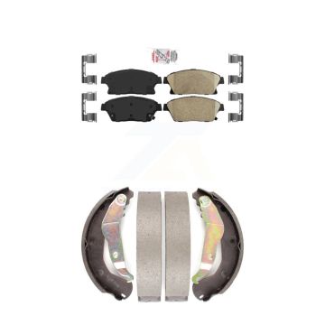 Front Rear Ceramic Disc Brake Pads Kit For 2013-2017 Chevrolet Trax KNN-100062