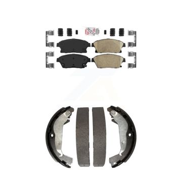 Front Rear Ceramic Disc Brake Pads Kit For 2014-2015 Chevrolet Cruze DIESEL engine KNN-100063