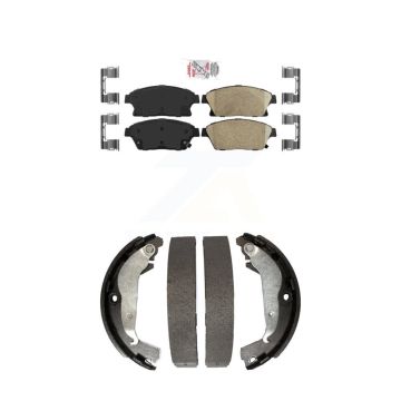 Front Rear Ceramic Disc Brake Pads Kit For 2014-2015 Chevrolet Cruze DIESEL engine KNN-100064