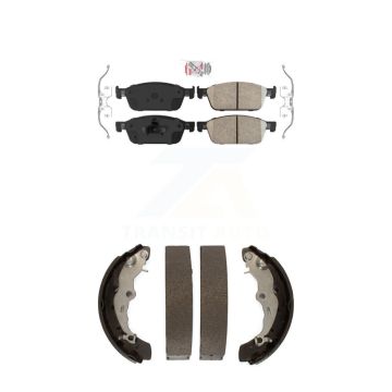 Front Rear Ceramic Disc Brake Pads Kit For 2013-2018 Ford Focus ST KNN-100067