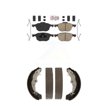 Front Rear Ceramic Disc Brake Pads Kit For Ford Focus KNN-100068