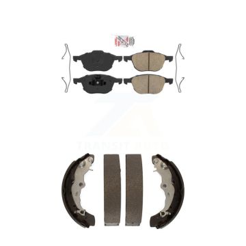 Front Rear Ceramic Disc Brake Pads Kit For Ford Focus KNN-100069