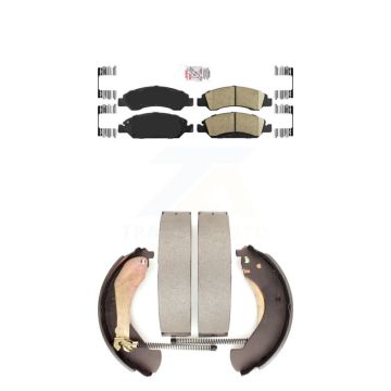 Front Rear Ceramic Disc Brake Pads Kit For Chevrolet GMC Silverado 1500 Sierra Classic KNN-100084
