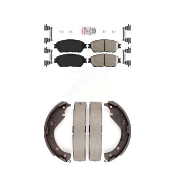 Front Rear Ceramic Disc Brake Pads Kit For Toyota Camry Vehicles Manufactured In USA KNN-100093