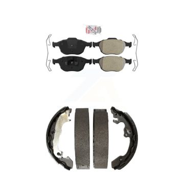 Front Rear Semi-Metallic Disc Brake Pads Kit For Ford Focus SVT KNN-100103