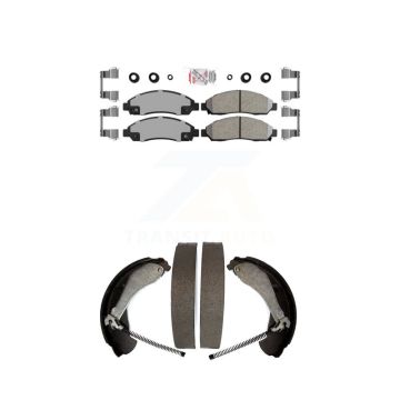 Front Rear Ceramic Disc Brake Pads Kit For Chevrolet Colorado GMC Canyon Isuzu i-280 KNN-100105