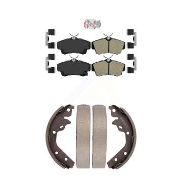 Front Rear Semi-Metallic Disc Brake Pads Kit For 2003-2005 Dodge Neon SRT-4 KNN-100115