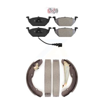 Front Rear Semi-Metallic Disc Brake Pads Kit For Volkswagen Jetta KNN-100116