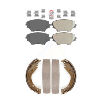 Front Rear Ceramic Disc Brake Pads Kit For 2003-2005 Toyota RAV4 KNN-100126