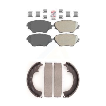Front Rear Ceramic Disc Brake Pads Kit For 2001-2002 Toyota RAV4 KNN-100127