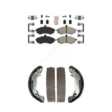 Front Rear Semi-Metallic Disc Brake Pads Kit For Hyundai Elantra KNN-100128