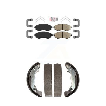 Front Rear Ceramic Disc Brake Pads Kit For Hyundai Elantra Tiburon KNN-100129
