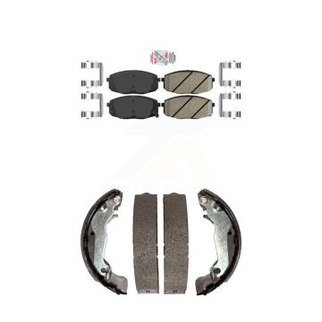 Front Rear Ceramic Disc Brake Pads Kit For Hyundai Elantra KNN-100132
