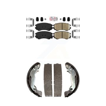 Front Rear Ceramic Disc Brake Pads Kit For Hyundai Elantra KNN-100133