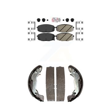 Front Rear Ceramic Disc Brake Pads Kit For Hyundai Elantra KNN-100134