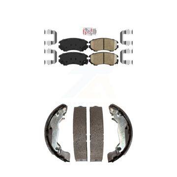 Front Rear Ceramic Disc Brake Pads Kit For Hyundai Elantra KNN-100135