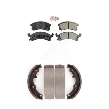 Front Rear Semi-Metallic Disc Brake Pads Kit For Chevrolet Cavalier Pontiac Sunfire Grand KNN-100143