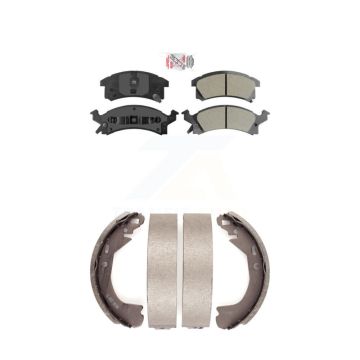 Front Rear Semi-Metallic Disc Brake Pads Kit For Chevrolet Cavalier Beretta Corsica KNN-100144