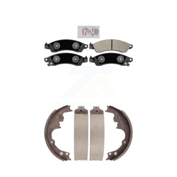 Front Rear Semi-Metallic Disc Brake Pads Kit For Chevrolet Camaro Pontiac Firebird KNN-100149