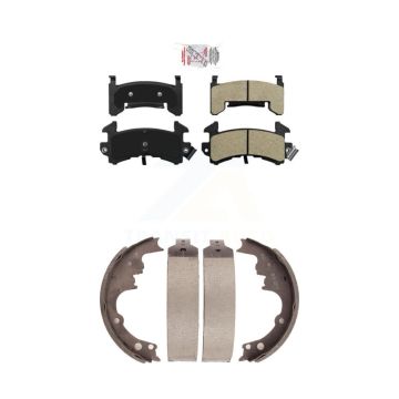 Front Rear Semi-Metallic Disc Brake Pads Kit For Chevrolet S10 GMC Camaro Pontiac Sonoma KNN-100150