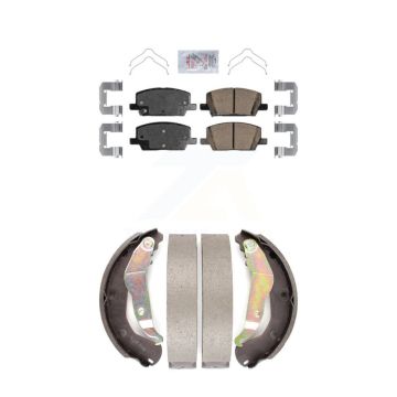 Front Rear Ceramic Disc Brake Pads Kit For Chevrolet Trax KNN-100153