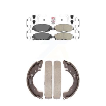 Front Rear Ceramic Disc Brake Pads Kit For Honda Civic KNN-100158