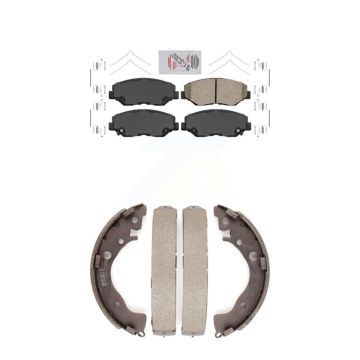 Front Rear Ceramic Disc Brake Pads Kit For Honda Civic KNN-100159