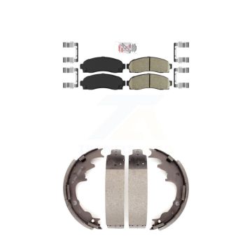 Front Rear Ceramic Disc Brake Pads Kit For Ford Ranger Mazda B4000 B3000 B2300 KNN-100168