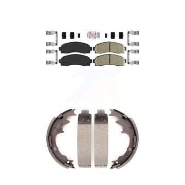 Front Rear Ceramic Disc Brake Pads Kit For Ford Ranger Mazda B4000 B3000 B2300 KNN-100170