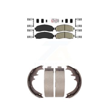 Front Rear Ceramic Disc Brake Pads Kit For Ford Ranger Mazda B4000 B3000 B2300 KNN-100171