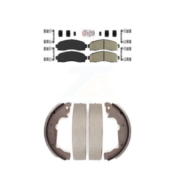 Front Rear Ceramic Disc Brake Pads Kit For Saturn Vue Chevrolet Equinox Pontiac Torrent KNN-100173