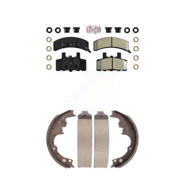 Front Rear Semi-Metallic Disc Brake Pads Kit For 1990-2002 Chevrolet Astro GMC Safari AWD KNN-100181