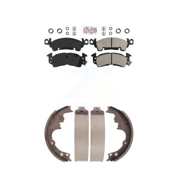 Front Rear Semi-Metallic Disc Brake Pads Kit For Chevrolet Astro GMC Safari KNN-100182