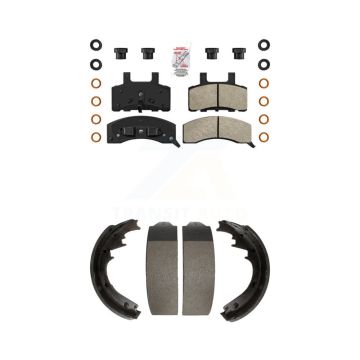Front Rear Semi-Metallic Disc Brake Pads Kit For Chevrolet Tahoe GMC K1500 Suburban Yukon KNN-100185