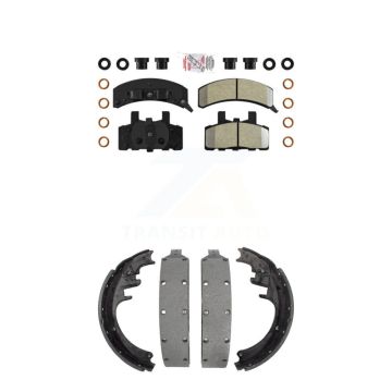 Front Rear Semi-Metallic Disc Brake Pads Kit For Chevrolet K1500 Suburban DIESEL engine KNN-100188