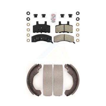 Front Rear Semi-Metallic Disc Brake Pads Kit For Chevrolet Tahoe GMC Yukon DIESEL engine KNN-100191