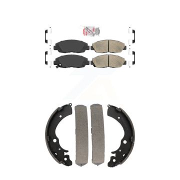 Front Rear Ceramic Disc Brake Pads Kit For 1998-2002 Honda Accord Sedan with 2.3L KNN-100224