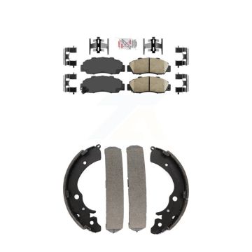 Front Rear Ceramic Disc Brake Pads Kit For Honda Accord CR-V KNN-100225