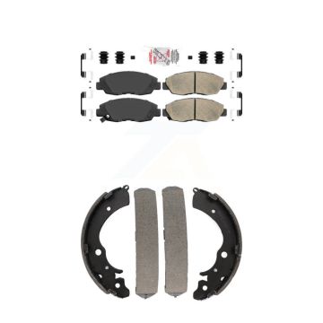 Front Rear Ceramic Disc Brake Pads Kit For 1998-2002 Honda Accord Sedan with 2.3L KNN-100227