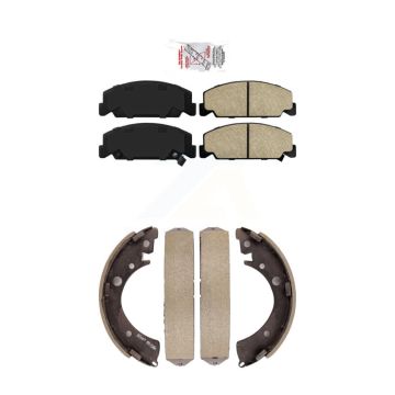 Front Rear Ceramic Disc Brake Pads Kit For Honda Civic Accord KNN-100228