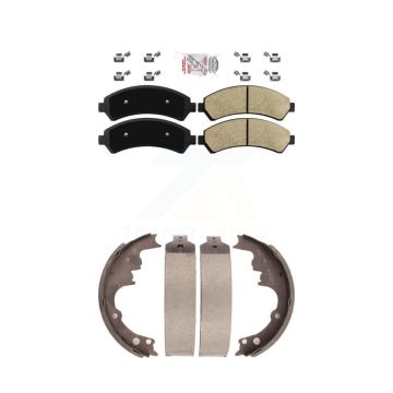 Front Rear Ceramic Disc Brake Pads Kit For Chevrolet S10 Blazer GMC Jimmy 4WD KNN-100237