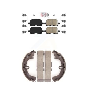 Front Rear Ceramic Disc Brake Pads Kit For Toyota Corolla Chevrolet Prizm KNN-100239