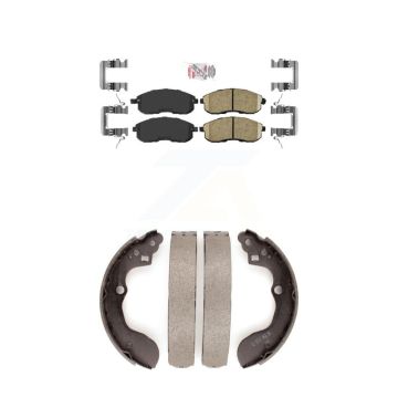 Front Rear Ceramic Disc Brake Pads Kit For Suzuki SX4 Crossover KNN-100242