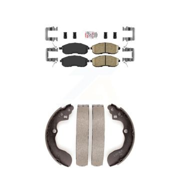 Front Rear Ceramic Disc Brake Pads Kit For Suzuki SX4 Crossover KNN-100243