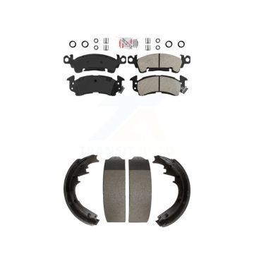 Front Rear Semi-Metallic Disc Brake Pads Kit For Chevrolet GMC C10 C1500 G20 G2500 K10 K5 KNN-100245