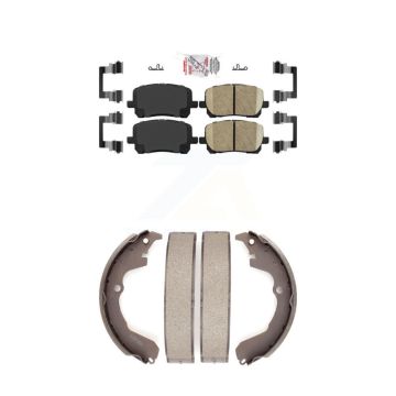Front Rear Ceramic Disc Brake Pads Kit For Toyota Matrix Pontiac Vibe KNN-100248