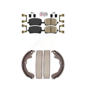 Front Rear Ceramic Disc Brake Pads Kit For Toyota Matrix Pontiac Vibe KNN-100250