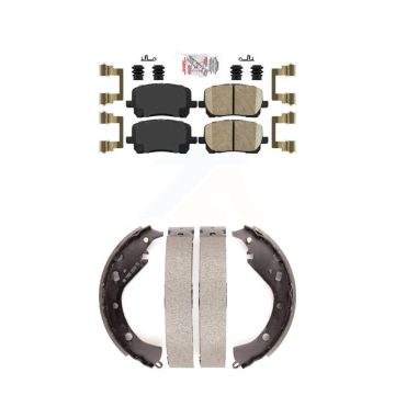 Front Rear Ceramic Disc Brake Pads Kit For 2003-2006 Toyota Matrix Pontiac Vibe AWD KNN-100251