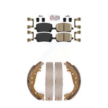 Front Rear Ceramic Disc Brake Pads Kit For Toyota Corolla KNN-100254